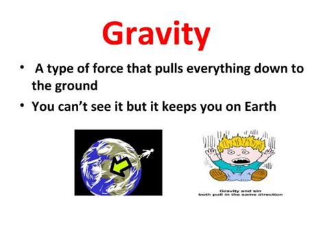 friction and gravity grade 6